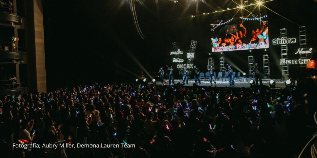 Travis Japan en su presentación en el Hammerstein Ballroom el pasado 25 de julio - Demona Lauren Team